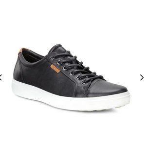 ECCO MEN'S SOFT 7 SNEAKER black leather